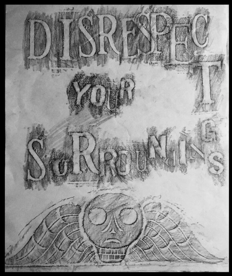 Gravestone rubbing, 2018