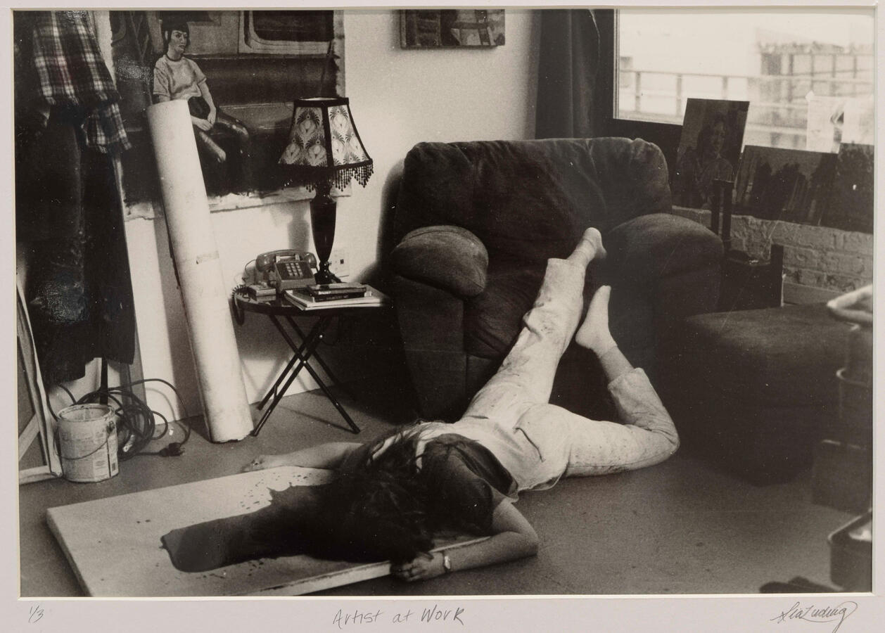 Artist at Work Silver gelatin print, 2025